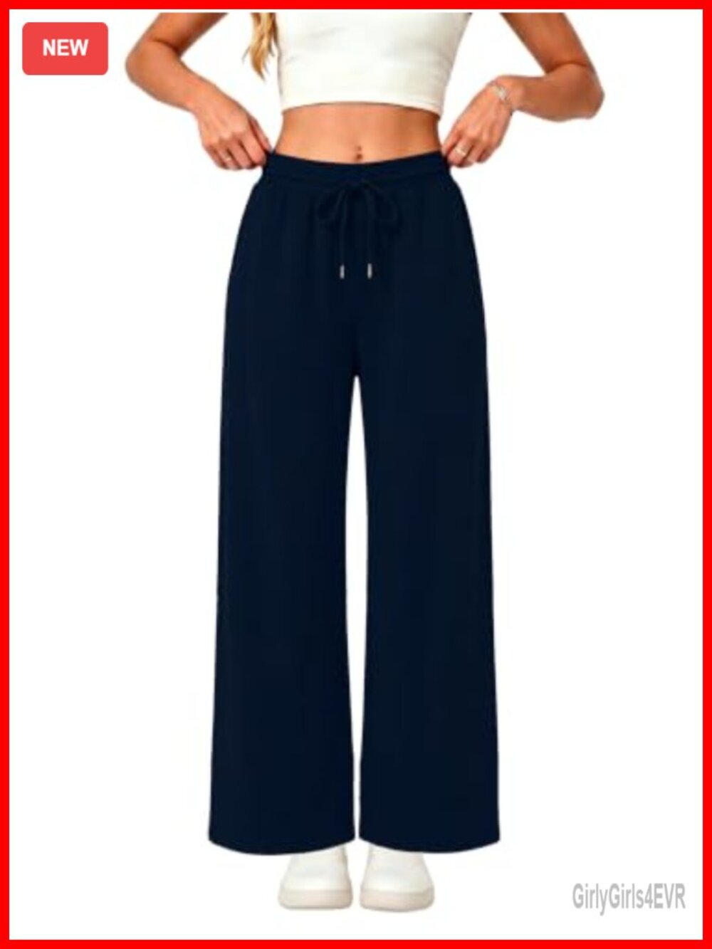 Wide Leg Sweatpants High Waisted Baggy Lounge Pants
